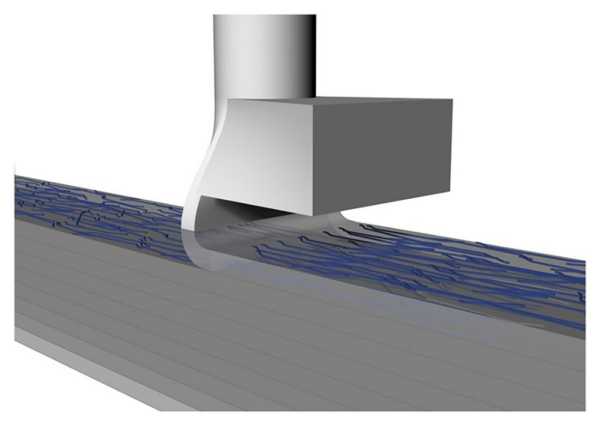 Faser Platzierungssystem mit Beton 3D-Drucker (Konzept).